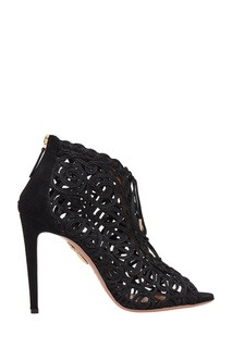 Замшевые ботильоны Kya Bootie 105 Aquazzura