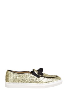 Слипоны с глиттером Puttin’ On The Glitz Charlotte Olympia