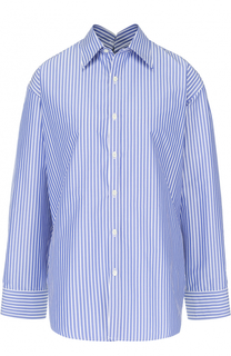 Блуза свободного кроя в полоску Balenciaga