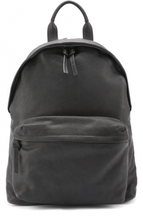 Кожаный рюкзак с внешним карманом на молнии Officine Creative