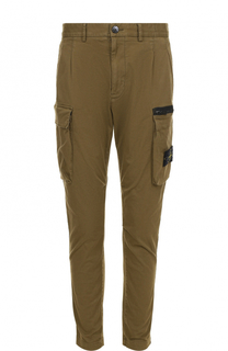 Хлопковые брюки карго Stone Island