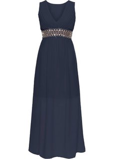 Вечернее платье с аппликацией (темно-синий) Bonprix