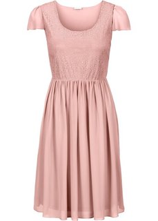 Платье с пайетками (винтажно-розовый) Bonprix