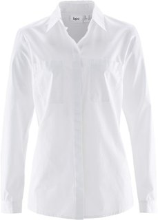 Блузка с длинным рукавом (белый) Bonprix