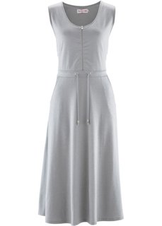 Трикотажное платье дизайна Maite Kelly (светло-серый меланж) Bonprix