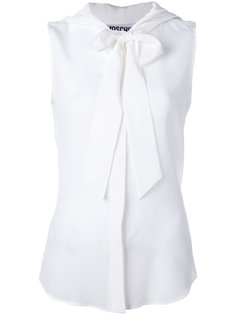 прозрачная блузка с бантом Moschino