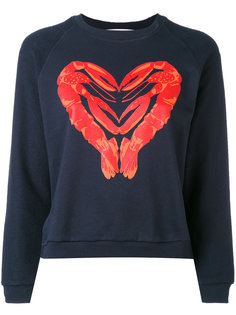 lobster heart sweatshirt Peter Jensen