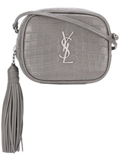 сумка на плечо Monogramme с эффектом кожи крокодила Saint Laurent