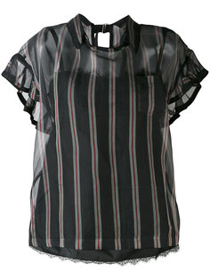 striped blouse Sacai