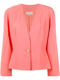 v-neck blazer Christian Dior Vintage