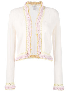 open front embroidered cardigan Chanel Vintage