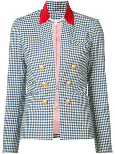 cottage gingham jacket Veronica Beard