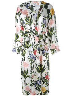 floral print trench coat Vivetta
