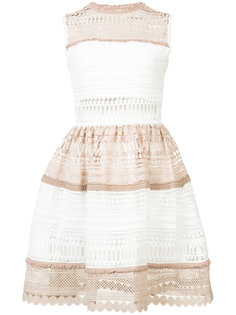 cutout embroidery dress Alexis
