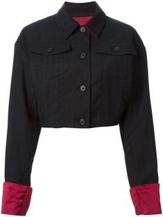 укороченная куртка в тонкую полоску  Dolce &amp; Gabbana Vintage