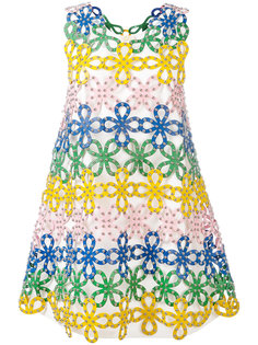 кружевное платье макраме Sara Battaglia