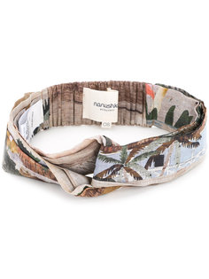 printed hairband  Nanushka