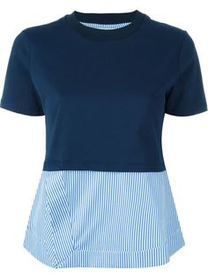 футболка в стиле колор-блок  Carven