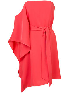 asymmetric strapless dress Halston Heritage