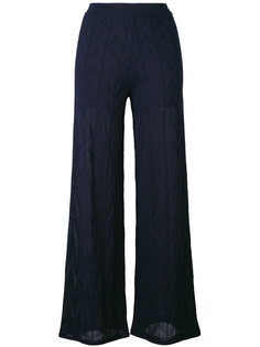 knitted semi-sheer trousers M Missoni