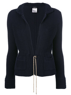 ribbed cardigan Chanel Vintage