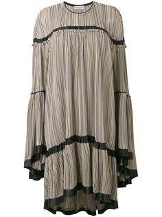 striped ruffled dress Sonia Rykiel