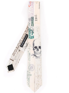 printed tie Alexander McQueen