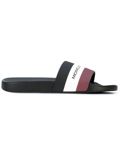 striped slides Moncler