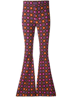 psychedelic print flared trousers Givenchy