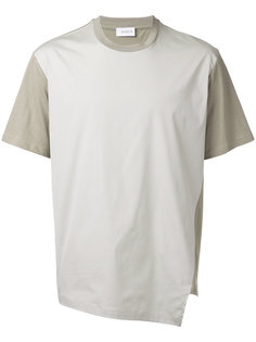 tonal asymmetric T-shirt En Route