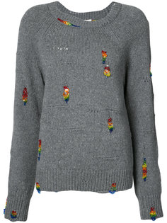 свитер с вышивкой Marc Jacobs