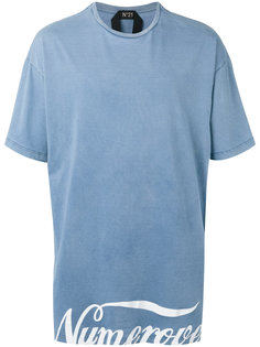 printed oversized T-shirt Nº21