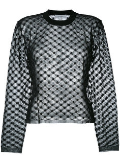 lace detail top Carven