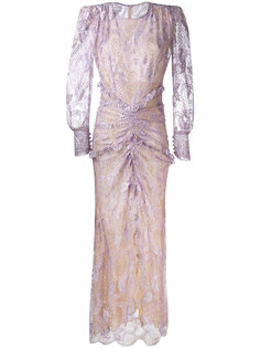 long-sleeved lace gown Alessandra Rich