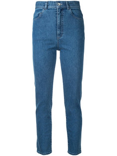 high waisted straight jeans  En Route