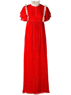 frill trim maxi dress Manoush