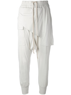 draped drawstring trousers Rick Owens DRKSHDW