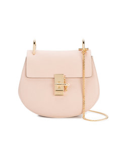 Small Drew Grained Leather Shoulder Bag Chloé