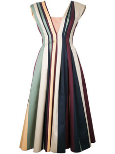 striped pleated dress Paule Ka