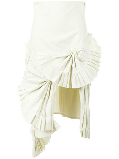 pleated fan asymmetric skirt  Jacquemus