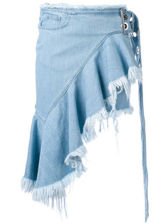 асимметричная джинсовая юбка  Marquesalmeida