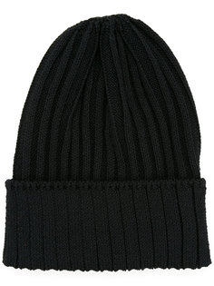 ribbed knit beanie  Kijima Takayuki