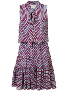 spotted pussy bow dress Alexis
