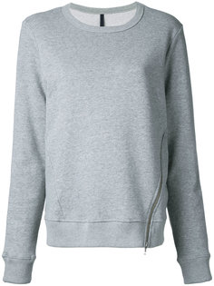 Organic Zip Sweat True Marl Nobody Denim