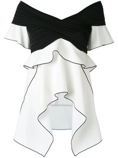 платье с оборками Proenza Schouler