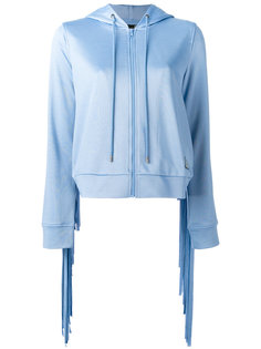 zip knit hoodie Love Moschino
