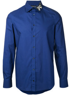 moth collar shirt Alexander McQueen