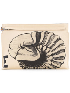 fossil print pouch Loewe