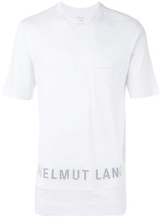 logo print T-shirt Helmut Lang