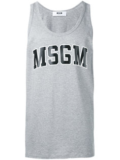logo print tank MSGM
